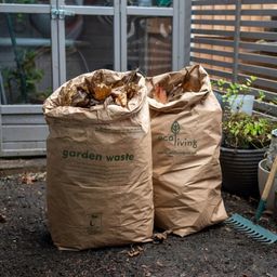 ecoLiving Kompostierbare Müllbeutel Garten - 5 Stk