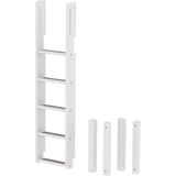 WHITE Ladder and Connecting Posts for Maxi Bunk Bed, Height 183.5 cm