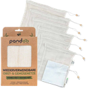 Pandoo Fruit & Vegetable Nets - Set of 6 + Bread Bag