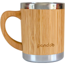 Pandoo Kaffemugg i Bambu & Rostfritt Stål - 1 st.