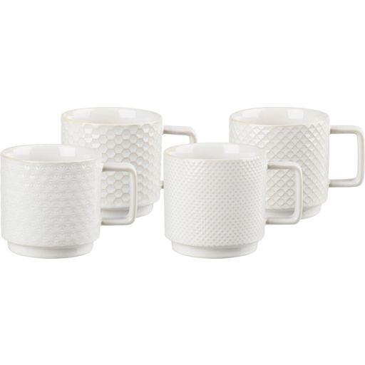 Villa Collection ELSTRA Jumbo Coffee Cups, Set of 4 - 1 set