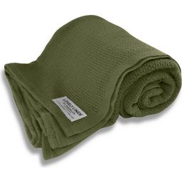 Lovely Linen Manta de Algodón - 150 x 220 - Jeep Green