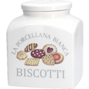 La Procellana Bianca Conserva  - Ceramic Biscuit Jar