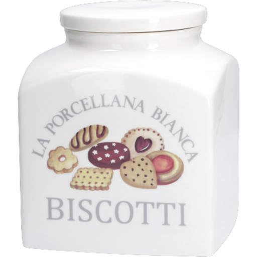 La Procellana Bianca Conserva - Pot à Biscuits en Céramique  - 1 pcs