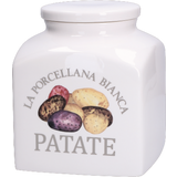 La Procellana Bianca Conserva - Ceramic Potato Container
