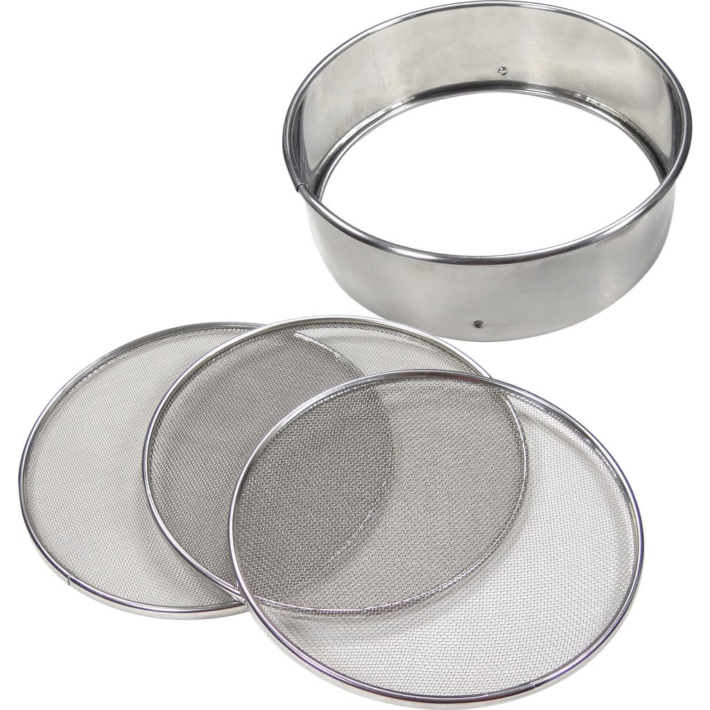 Feinsieb 200 Mesh – Kleines Küchensieb Mit Klebehaken, 24 Cm Lang, Ideal Für Saft, Kaffee & Tee
