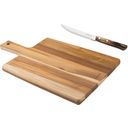 Gift Set - Teak Board & Table Knife LANDHAUS - 1 item