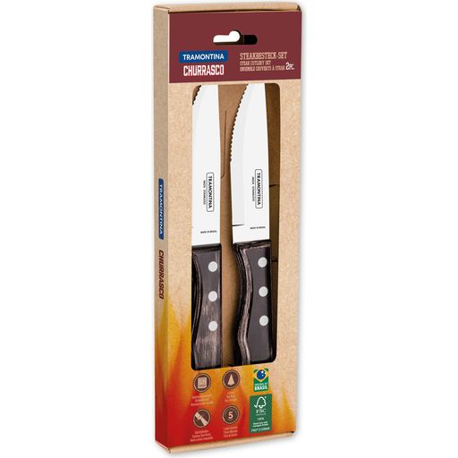 CHURRASCO 2-delni set jedilnih nožev za steake Jumbo - 1 set