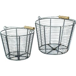 Strömshaga Wire Basket with Handle - Cone Shaped - L