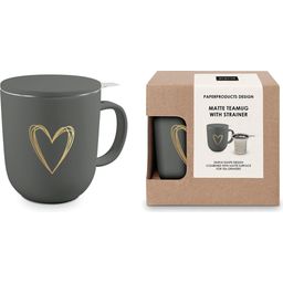 PPD Pure Heart Tea Mug - Anthracite