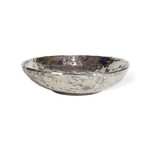 Fleur Ami Luxury Bowl in Antique Chrome