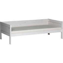 LIFETIME Basic Bed, Glazed White - Standard Slats