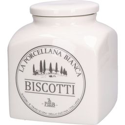 La Procellana Bianca Conserva - Ceramic Biscotti Jar - 1 item