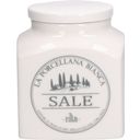 La Procellana Bianca Conserva - Ceramic Salt Jar