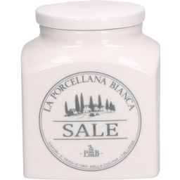 La Procellana Bianca Conserva - Ceramic Salt Jar
