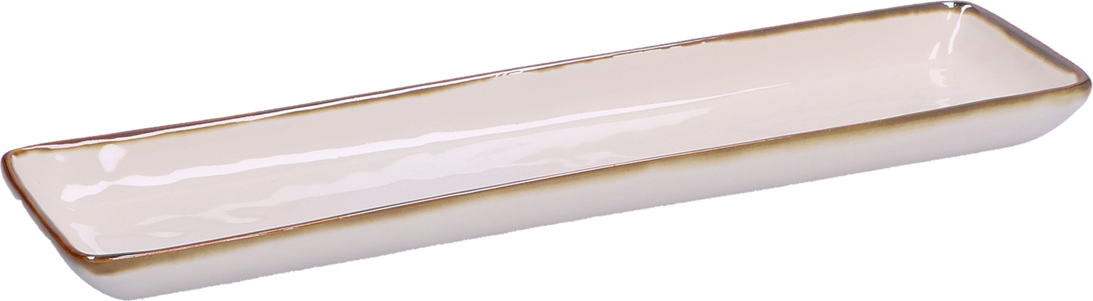 Concerto - Rectangular Platter, 32 x 8 cm, Avorio