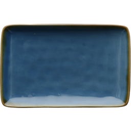 Rose & Tulipani Concerto - Rectangular Plate, 20 x 13 cm - Blu Avio