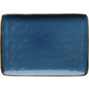 Rose & Tulipani Concerto - Rectangular Plate, 27 x 19 cm - Blu Avio