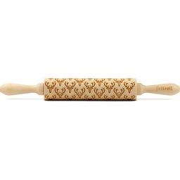 folkroll Deer Antlers Rolling Pin - Medium