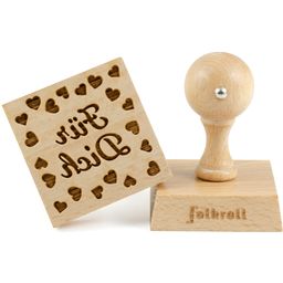 folkroll "Für Dich" Cookie Stamp, 55 x 55 mm