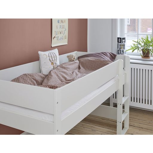 Srednje visoka postelja Huxie Argos 90x200cm - bela