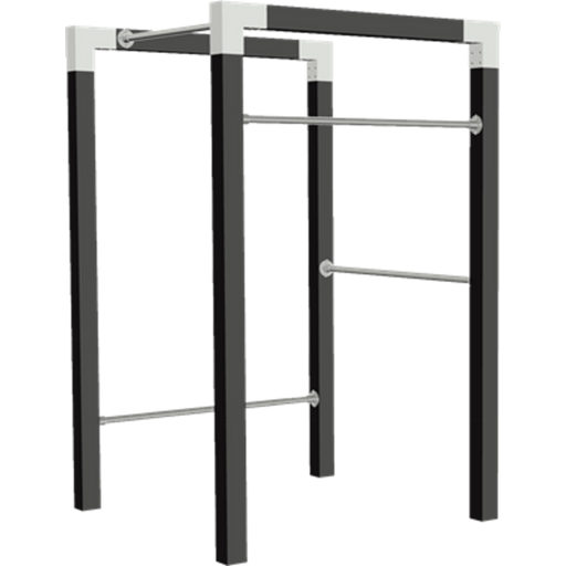 PLUS A/S Outdoor Fitness Center - Small - Schwarz