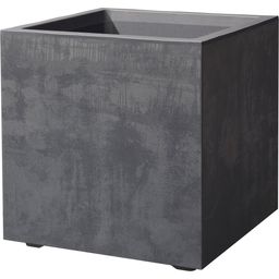 Macetero Cube "Millenium" 39 cm con Depósito de Agua - Antracita