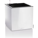 Lechuza CANTO Premium 40 Low Planter, LED - Glossy White