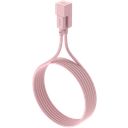 AVOLT Cable 1 USB A to Lightning, 1,8 m - Old Pink