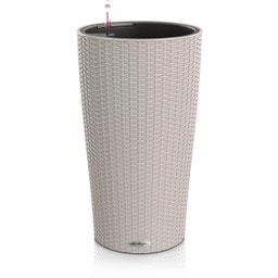 Lechuza CILINDRO Cottage 32 Planter - Sand Brown