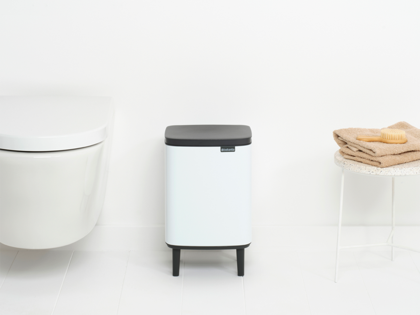 Brabantia Bo Avfallshink, 7 l - Hög - White