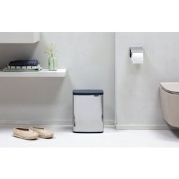 Brabantia Bo Mülleimer, 7L - Brilliant Steel