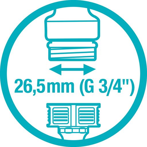 Gardena Tap Connector 26.5mm (G 3/4