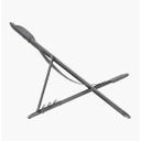 Lafuma MAXI TRANSAT+ Deck Chair with Cushion - Obsidian/Titane