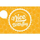 "Nice Birthday" Interismo Greeting Card