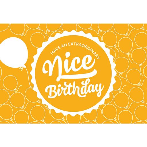 Interismo Nice Birthday - Bigliettino Personale - Nice Birthday!