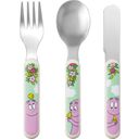 Petit Jour Barbapapa - 3 Piece Cutlery Set - 1 item