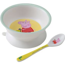 Peppa Pig - Bowl With Suction Bottom And Spoon