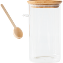 Pebbly Storage Jar with Spoon - 1400 ml