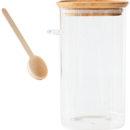 Pebbly Storage Jar with Spoon