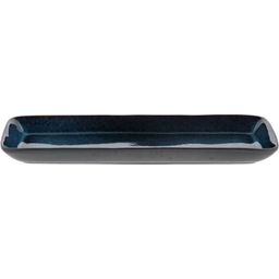 Piatto Rettangolare da Portata, 38 x 14 cm - Nero/blu scuro