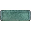 Bitz Rectangular Serving Platter, 38 x 14 cm - Black / Green