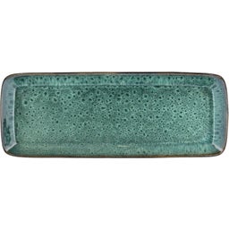 Bitz Rectangular Serving Platter, 38 x 14 cm - Black / Green