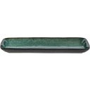 Bitz Rectangular Serving Platter, 38 x 14 cm - Black / Green