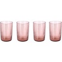 Bitz Kusintha Water Glass Set, 4 Pieces - Pink