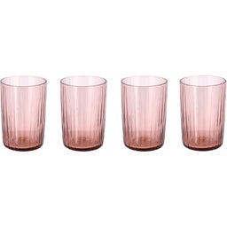 Bitz Kusintha Water Glass Set, 4 Pieces - Pink