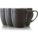 Bitz Mug Set, 300 ml - Black / Grey - Green - Dark Blue