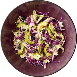 Bitz Salad Bowl, 24 cm - Black / Purple