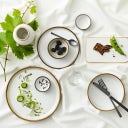 Bitz Assiette à Dessert 21 cm - crème