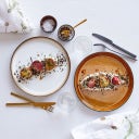 Bitz Assiette à Dessert 21 cm - crème